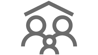 Icono de protección personal y familiar